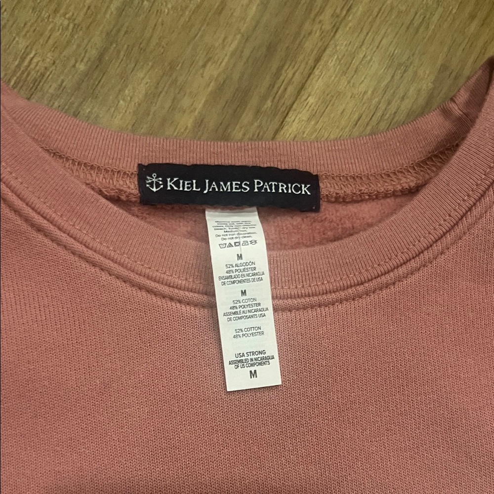 Kiel James Patrick Pink Sweatshirt with Cozy Print - Picture 2 of 4